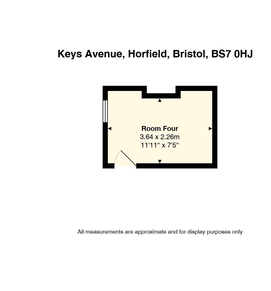 Floorplan for Keys Avenue, Horfield, Bristol